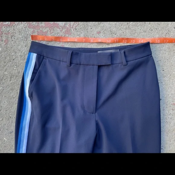 G/Fore Tux Straight Leg Trouser Stripe Pants 6 Blue GFore Women’s Golf Classy - Picture 7 of 7